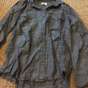 Jean button up
